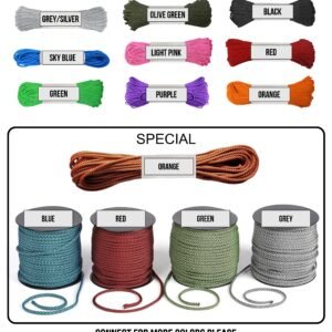 NABLANCA custom paracord color options