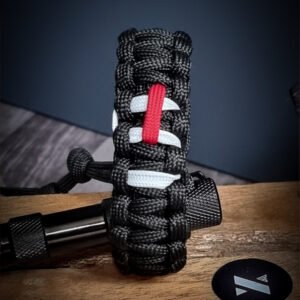 Mahadev, Lord Shiva tilak glow in the dark handmade paracord bracelet with adjustable shackle buckle