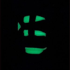 Mahadev, Lord Shiva tilak glow in the dark handmade paracord bracelet with adjustable shackle buckle