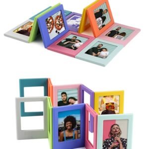magnetic combination modular photo frame, 2 photos can be used in one frame front and back,