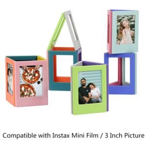 magnetic combination modular photo frame, 2 photos can be used in one frame front and back,